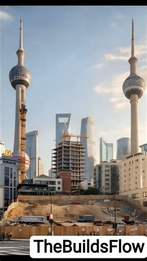 World’s First Burger Shaped Building 🍔 | Mega Construction #shorts #ai #burger #construction