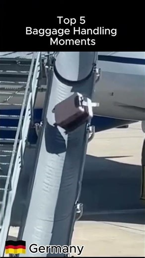 Top 5 Baggage Handling Moments #shorts #fail #funnyvideo #top5