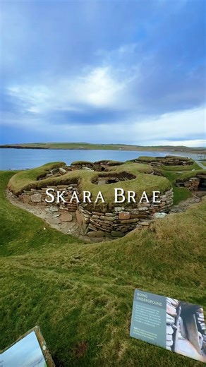 Skara Brae is one of Europe’s best-preserved prehistoric villages, built around 3180 BC on Orkney’s wild west coast, older than Stonehenge and the Great Pyramids of Giza. Buried beneath sand for centuries and revealed by a storm in 1850, its stone homes with beds, hearths and drains - still stand, offering a rare glimpse into life 5000 years ago. Now part of the Heart of Neolithic Orkney alongside Maeshowe, Ring of Brodgar and Standing Stones of Stenness. #skarabrae #highlandertours #scotland | 