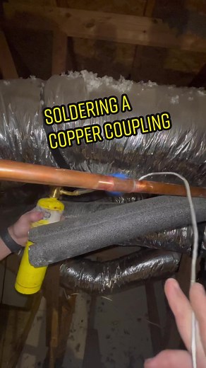 Removing and Soldering Copper Coupling in Plumbing