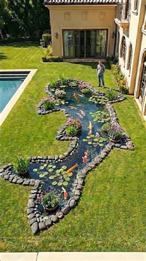 Luxury Koi Pond Transformation | Backyard Makeover Step-by-Step (Satisfying Build)