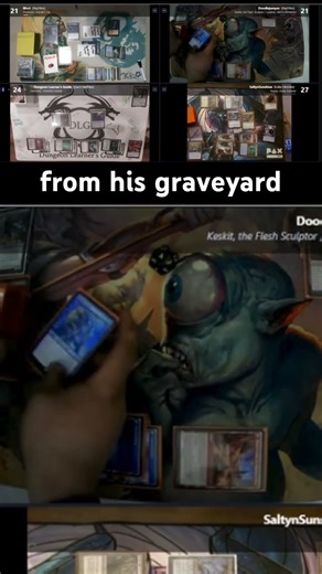 How to win with no lands or library #dlg #mtg #edh #commander #mtgcommander