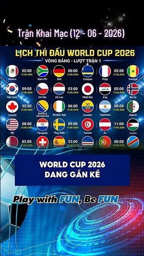 World Cup 2026 is almost here || Play with FUN, Be FUN