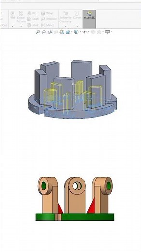 Solidworks tutorial exercise 63||learn solidworks 2022||mechanical parts modeling#shorts #cad #3d