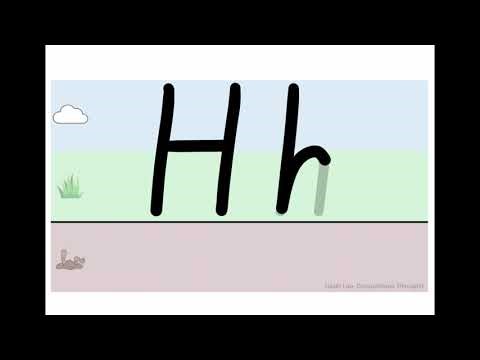 Letter Hh Formation and Placement - Handwriting Without Tears & Sky-Grass-Dirt