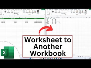 Move or Copy Worksheet to Another Workbook in Excel