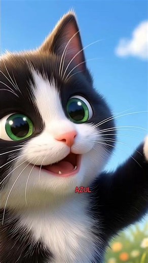 Aprende los COLORES 🐱🐳 Color Azul y Verde | Canción Infantil | Gatitos para niños