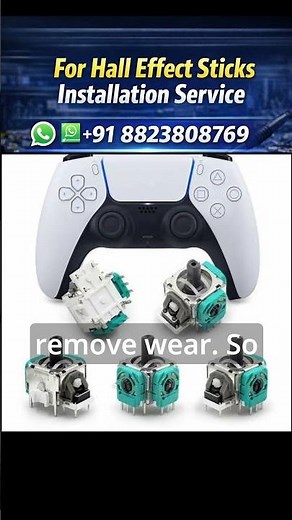 PS5 Controller Stick Drift Fix! Hall Effect Sticks Installation - Service