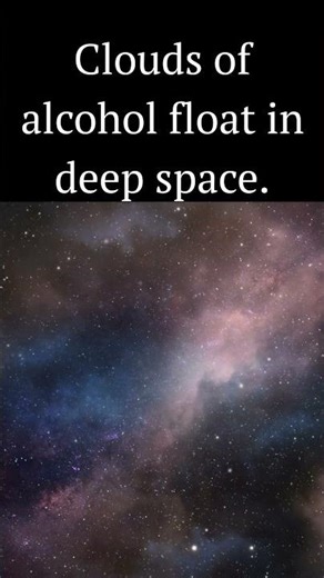 Clouds of alcohol float in deep space