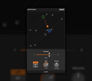 Audec releases adc-Formant filter plugin for Mac