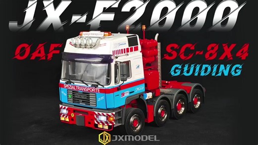 JX-Man F2000 8x4 Full Metal RC Truck Overview