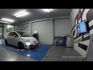 Fiat 500 Abarth 160cv AUTO Reprogrammation Moteur FLEXFUEL @ 159cv Digiservices Paris 77 Dyno