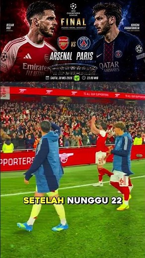The UCL final between PSG and Arsenal is about to begin. Arsenal is favored to win this match!