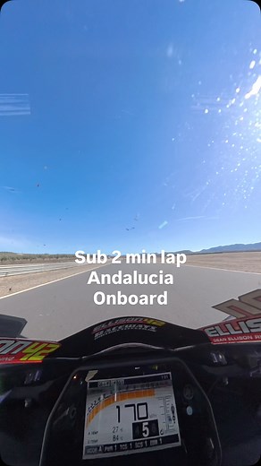 4.5K views · 579 reactions | Thanks to my customer Andy Bird for dragging me around @andaluciacircuit yesterday, I got both knees down  It’s hard to get a clear track for these onboard videos but here’s a pretty clean lap with Andy very close behind and the @racewaysyamaha R1 sounding sweet  | Dean Ellison | Facebook