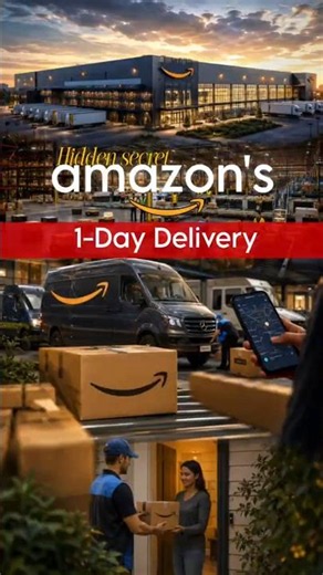 Hidden Secret Behind Amazon’s 1-Day Delivery #amazonlogistics #businesscasestudy