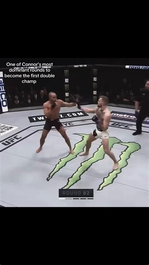 One of Conor’s most dominant rounds to become the first double champ.