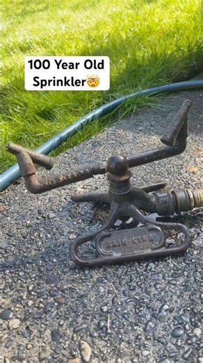 Testing 100 Year Old Sprinkler 💦