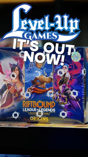 League of Legends Riftbound is here! Here's what we have available for you to buy today! Limit 1 of each SKU per customer per day, first come first served. | Level Up Games | Facebook