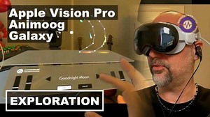 Apple Vision Pro - Moog Animoog Galaxy Explored