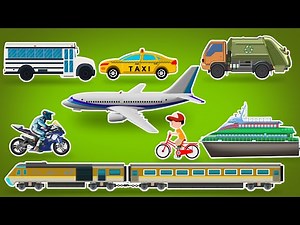 Daily Vehicles | Vehicles Names, Sounds And Uses For Kids | Street Vehicles