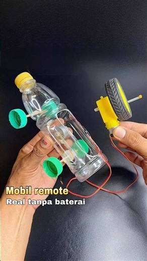 Diy mainan mobil remote electric tanpa baterai #diy #toys #creative #amazing