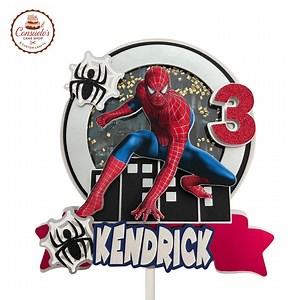 Spiderman Cake Topper, Spiderman Party Supplies, Spiderman Theme, Spiderman Birthday, Spiderman Decoration - Etsy