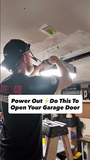 How to Open Garage Door in a Power Outage