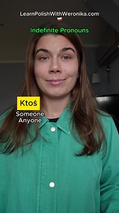 Indefinite pronouns! One of the easiest things in Polish as it follows a rule ( kolwiek) SURPRISINGLY 😅 1. Czy ktoś wie gdzie są moje klucze? Czy ktokolwiek wie gdzie są moje klucze? 🔑 2. Masz coś do jedzenia? Masz cokolwiek do jedzenia? 🍕 3. Masz jakiś długopis? Daj mi jakikolwiek długopis. 🖊️ 4. Pojedźmy gdzieś w sobotę. Gdziekolwiek! 5. Skądś znam tego aktora. Skądkolwiek go znasz nie mów mi, nie obchodzi mnie jak się poznaliście. #polishlesson #polishclass #polishlanguage #polishforforei
