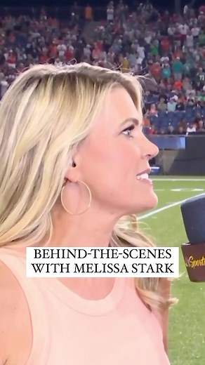 Melissa Stark is back on the sideline for the Hall of Fame Game! 🤍 | Sunday Night Football on NBC
