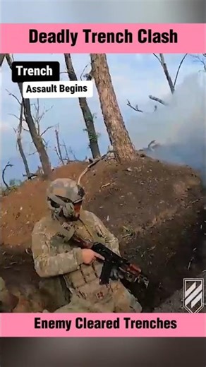 Brutal Trench Warfare: Close Combat on the Frontline Near Bakhmut