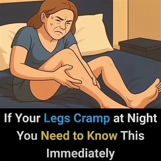 If you have cramps in your legs at night, here's what it means... See More👇 | Break