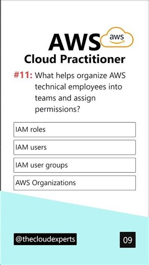 Q11 - AWS Cloud Practitioner Exam ! ☁️ | #Shorts #viral #AWS #Cloud #tech #aws #cloud