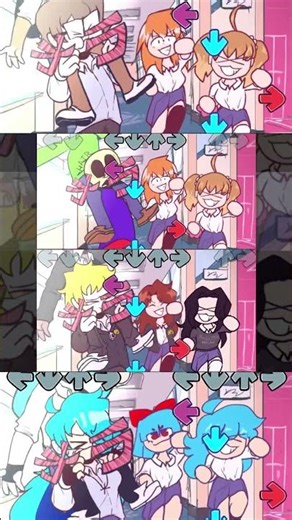 FNF Nagatoro VS Senpai VS Mandela Catalogue Friday Night Funkin #nagatoro #fnf #shortsviral