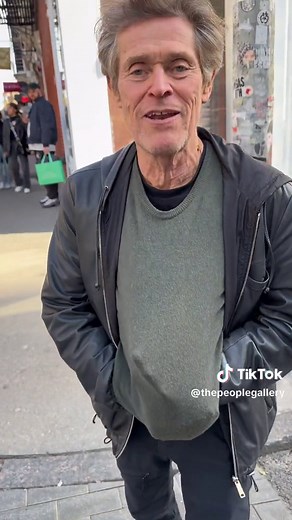 Willem Dafoe Fashion Fit Check in New York City