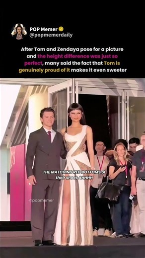 tom holland and zendaya's height difference has fans saying it's absolutely perfect 😭❤️ #tomholland