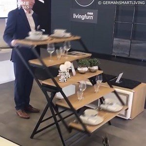 155K views · 359 reactions | This shelf transforms into a dining table in one swing  Check it out here ➡ https://awesomestuff365.com/transforming-table-shelf/ | Awesome Stuff 365 | Facebook