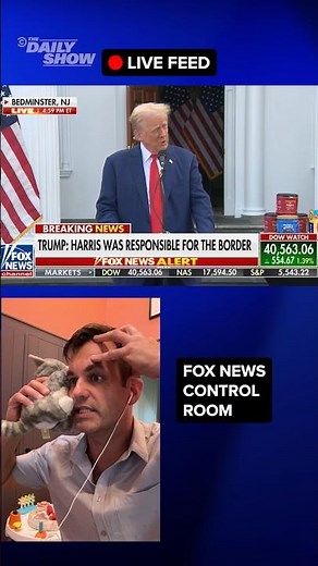 Behind the scenes of Fox News’s chyron crash #DailyShow #FoxNews #Trump