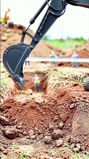 Miniature Excavator Masterclass: Watch This Tiny Machine Dig! 🚧
