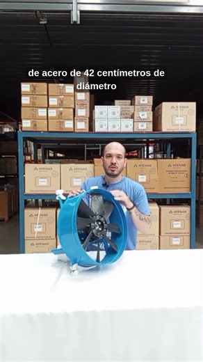 Extractor Axial 40 cm XTP940 – ¡Trifásico 1/2 HP, 900 RPM y Ventilación Eficiente!