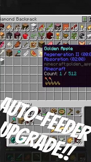Create Mod! AUTO-FEEDER UPGRADE!! Sophisticated Backpacks! #minecraft #create #moddedminecraft