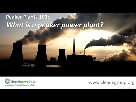 What is a Peaker Power Plant?