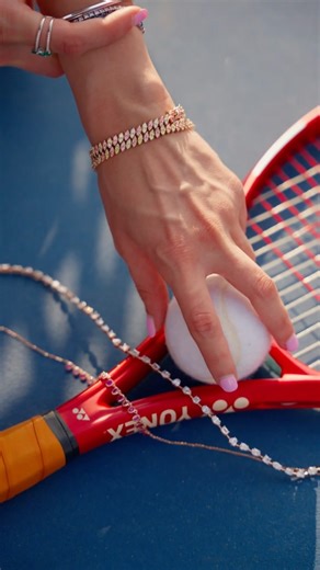 PC | Independent Creative Agency | Jewellery that moves with you. @australianopen x @dashdiamonds.ltd In frame @donnavekic Brand Build, Website, Script + Creative Direction... | Instagram