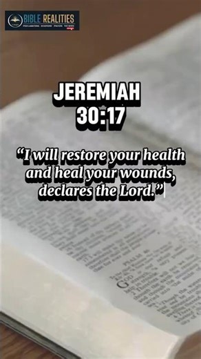 Prophetic Prayer for Healing & Wholeness 🙏 | Jeremiah 30:17 #shorts