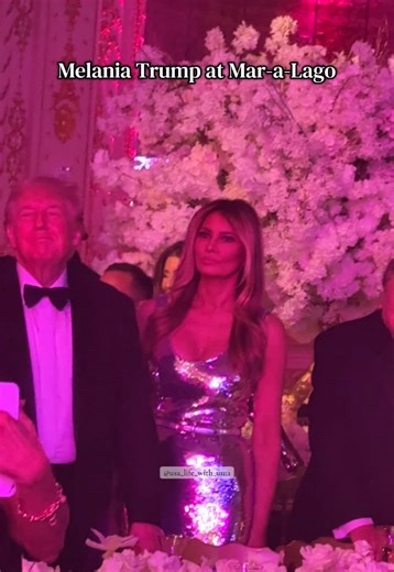Melania Trump at the New Year’s Eve Gala in Mar-a-Lago — pure elegance, grace, and timeless beauty ✨ The way she carried herself, the confidence, the glow… everything about her presence was magnetic. Her NYE look was absolutely breathtaking — sophisticated, glamorous, and effortlessly iconic. From the flawless silhouette to every sparkling detail, she reminded everyone what true class looks like. 💎 Not just a style moment — a statement. Some people walk into a room… Others own it. Melania Trump