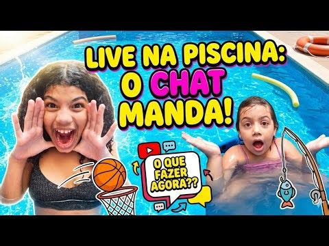 FARRA NA PISCINA COM AS 4 IRMÃS E MAMÃE! 💦 (Perguntas e Respostas + Desafios)