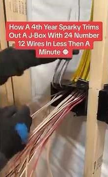 How fast can you wire a two gang box? also who cares?