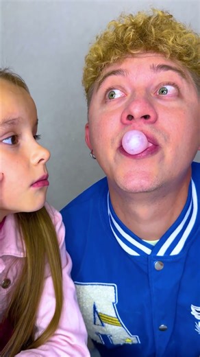 Chew, Blow, Win! 👄 The Ultimate Gum Challenge #funny #viral