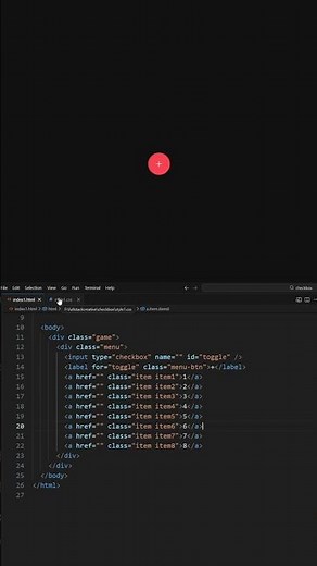 This Circular Menu is Built with Pure CSS 😳