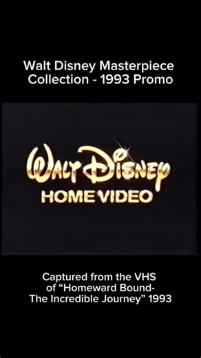 Disney Mouse House on Instagram: "Walt Disney Masterpiece Collection promo from 1993! How wonderful is this?! #disney #waltdisney #disneymovie #movies #disneyfan"