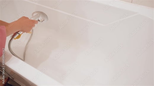 Inspection Of Bathtubs And Fixtures, Assessing Bathroom Fixtures And Plumbing For Maintenance Purposes, Conducting Thorough Inspection Of Showerhead And Bathtub System Prior To Cleaning And Upkeep